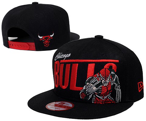 Chicago Bulls NBA Snapback Hat SD08